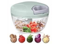Processador De Alimentos Manual, Picador De Vegetais, 2 Xícaras, Verde Aquaforge