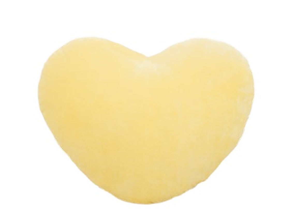 Peluche HXDZFX Coração Amarelo 50 Cm