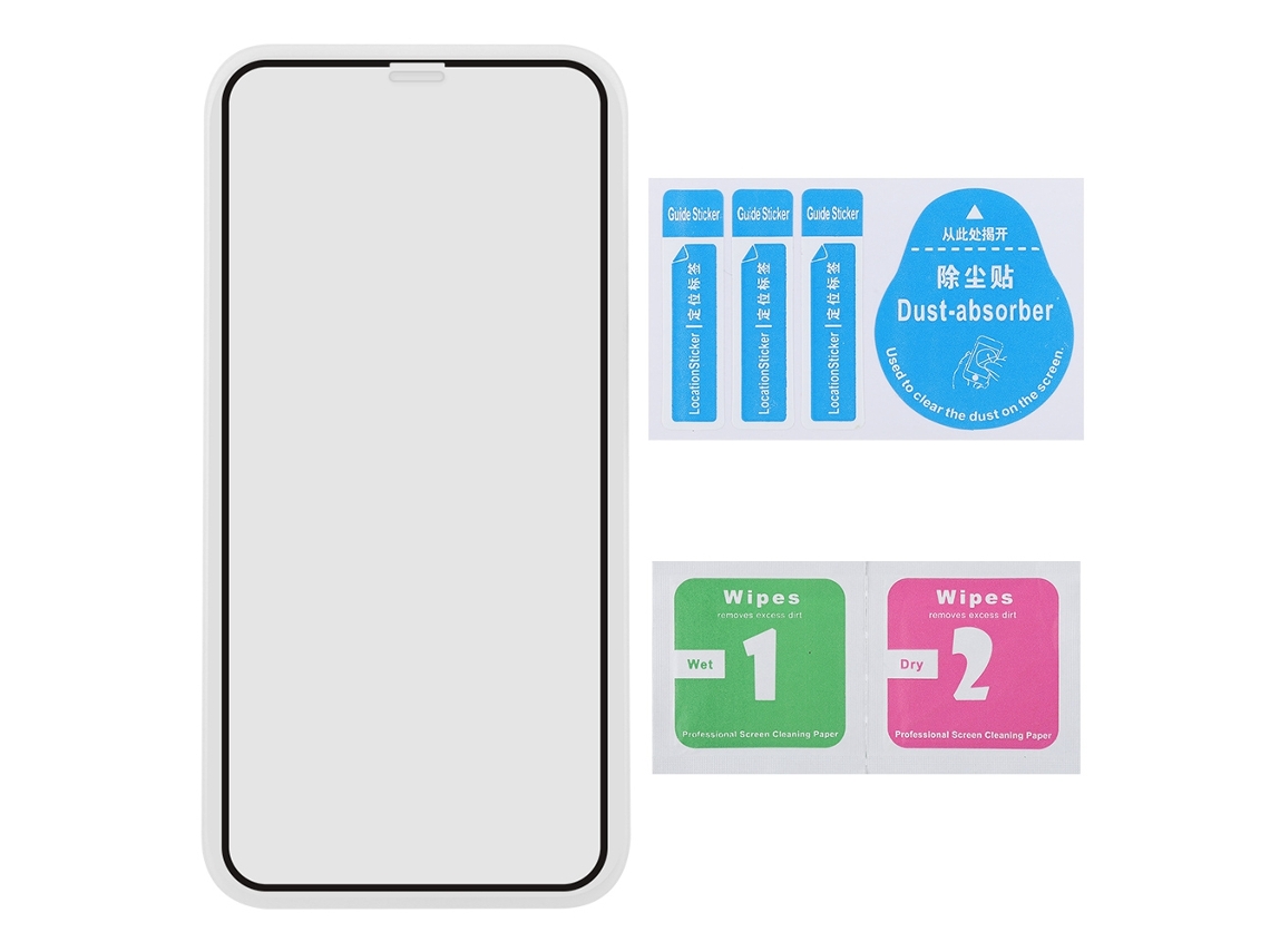 Protetor de tela de vidro temperado LAXISCREED para Iphone X/Xs resistente a arranhões com cobertura total