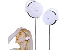 Fones De Ouvido Com Fio E Clipe Orelha Estéreo Sobre A, Portáteis E Com Gancho