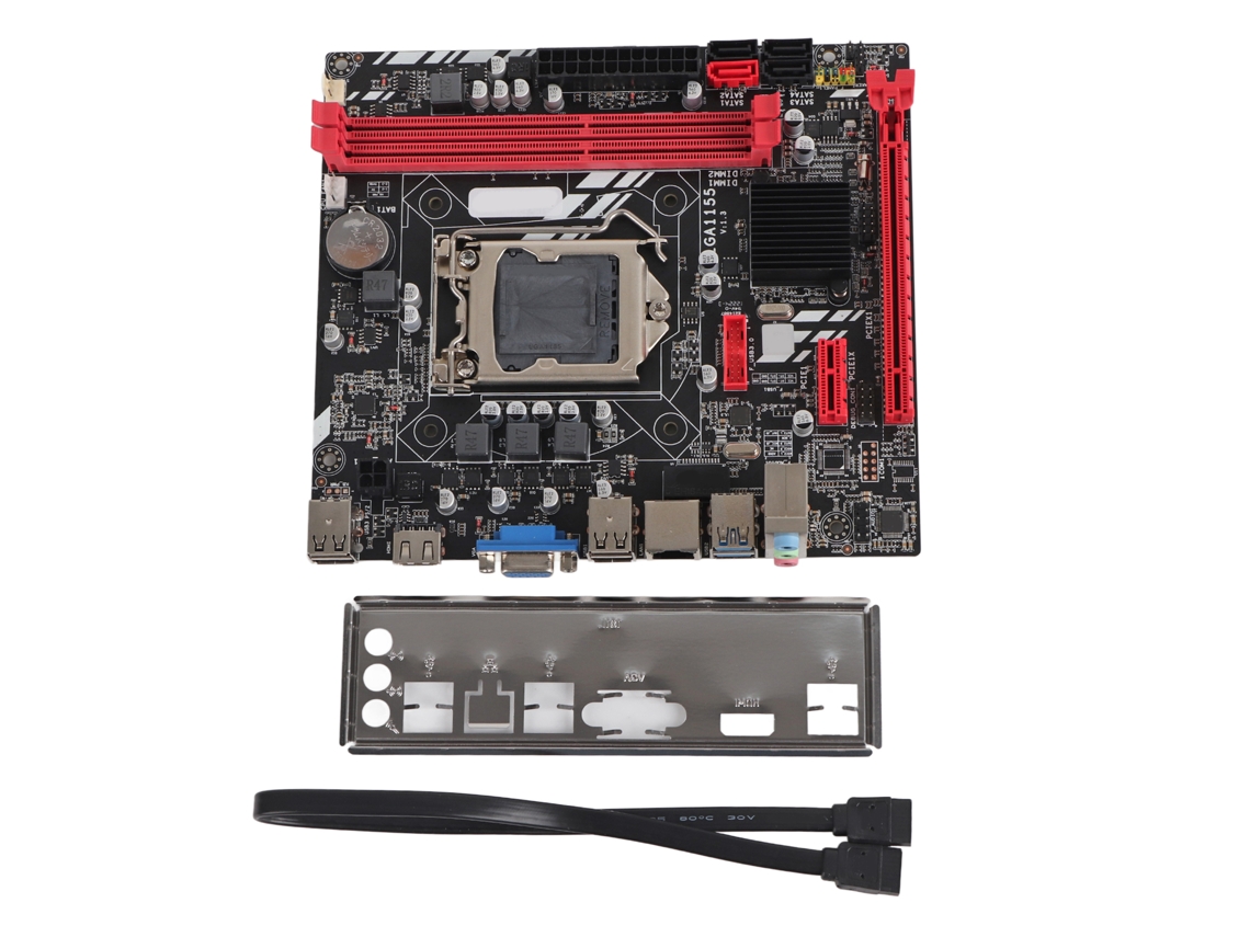 Placa-mãe De Computador (suporta Cpu Lga 1155, Memória Ddr3) B75 Desktop Placa Pequena M-atx