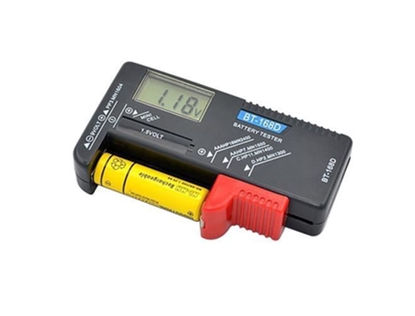 Testador De Baterias Bt 168d Digital Lcd Verificação 9v Verificação 1.5v Portátil