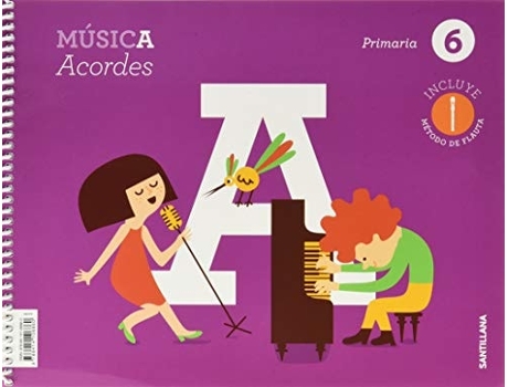Livro Musica Acordes 6 Primaria Con Atril Ed19 Da Editorial Santillana De Santillana (espanhol)