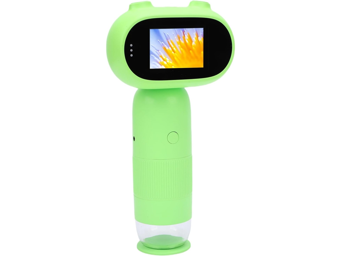Microscópio Digital Portátil Para Crianças, Ecrã Ips De 2 Polegadas, Zoom
