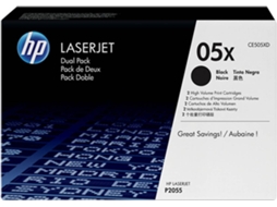 Pack 2 Toners HP 05X Preto