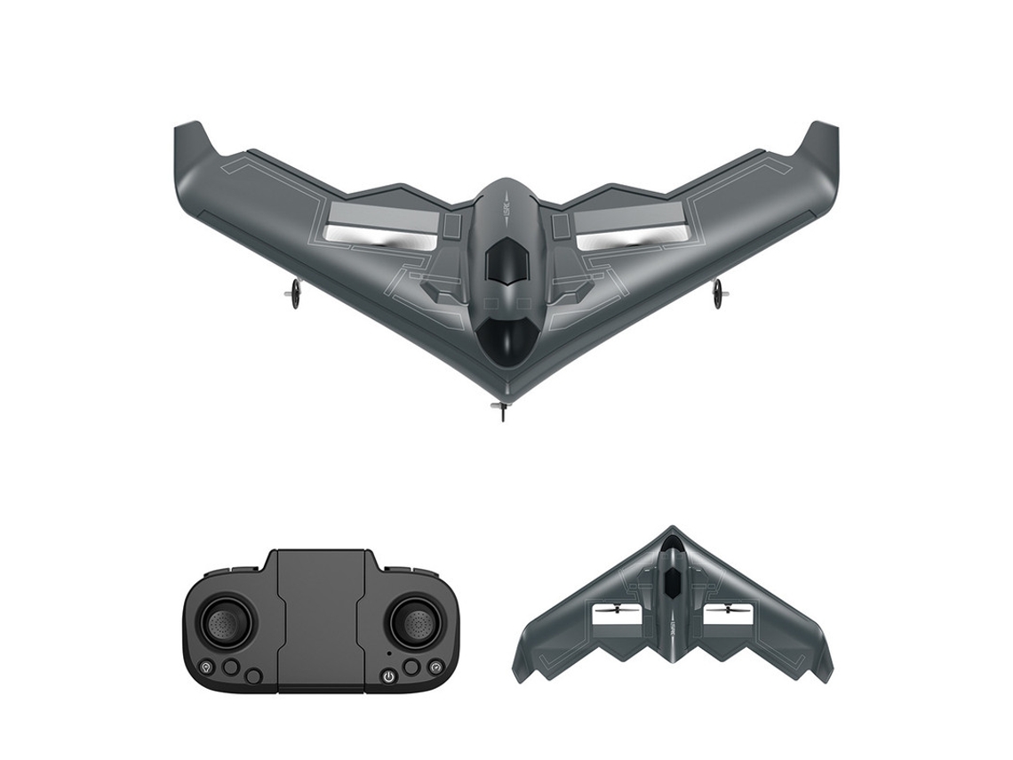 Avião de Espuma com Controle Remoto Duração Da Bateria: 10 Min Preto YIZHOOD