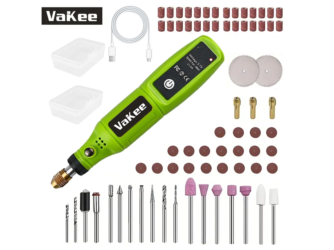 (verde 3) Mini Furadeira Recarregável Usb, Ferramenta Rotativa, Mini Polidora