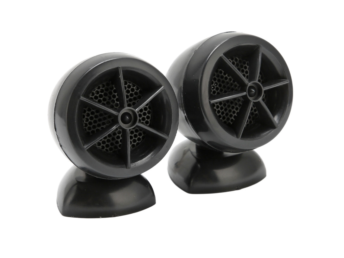2pcs Dome Tweeter 1200w Alto Falante Alta Sensibilidade Universal Para Sistemas De Áudio De Carro Preto