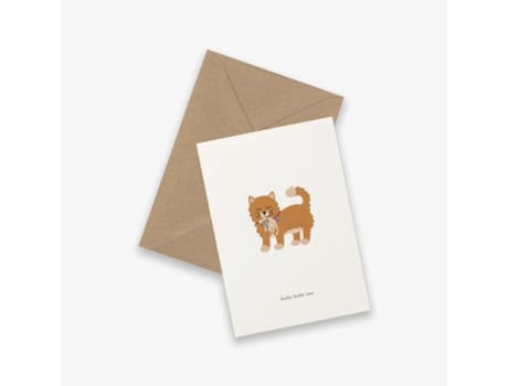 Postal Kartotek Baby Cat Hello Little One Gc 0154