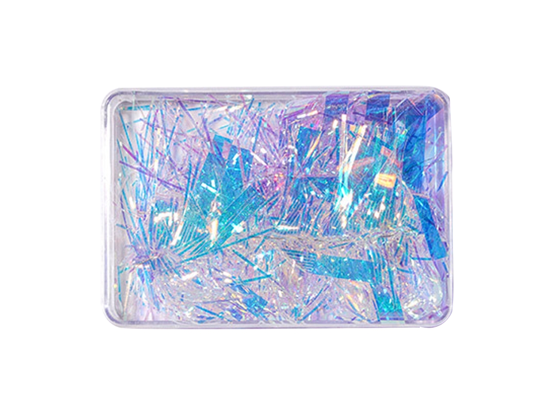 Transforme Suas Unhas Com Efeitos De Aurora Deslumbrantes, Aurora Unhas Adesivos Espelhos Para Artes De Unhas Criativas, Filme Iridescente Brilhante A