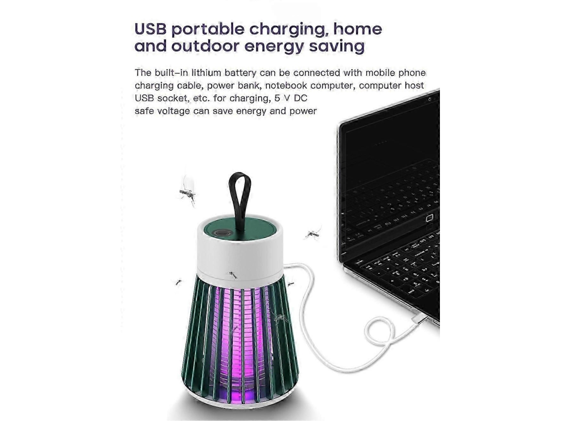 Choque Elétrico Bug Zapper Mosquito Killer Lâmpada Repelente Luz Uv Anti