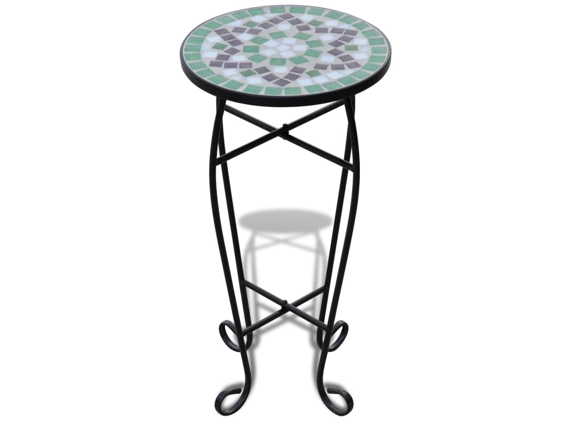 Side Table, Side Tables Vidaxl Verde Cerâmica (30 X 60 Cm)