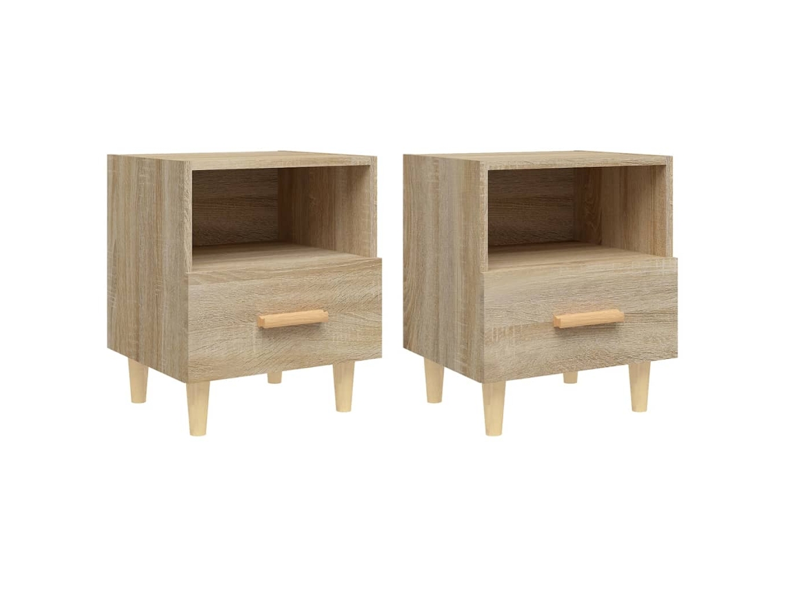 Maison Exclusive - Mesas De Cabeceira 2 Pcs 40x35x47 Cm Carvalho Sonoma