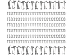 Anéis De Encadernação Ferro Kichvoe, 9, 5mm, 34 Dentes, Anéis Cadernos Diy, Clipes De Metal Folhas Soltas, 100 Peças