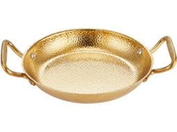 Caçarola De Aço Inoxidável Com Alças Duplas Antiderrapantes Para Cozinhar Paella E Fondue Caçarola De Aço Inoxidável Com Alças Duplas A Gokoco