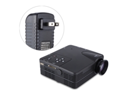 Projetor Micro Mini Suporta Uso em Casa 1080p EOOCOO