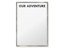 Magnetic Board Our Adventure For The Living Room Espelharte (50x70 Cm)