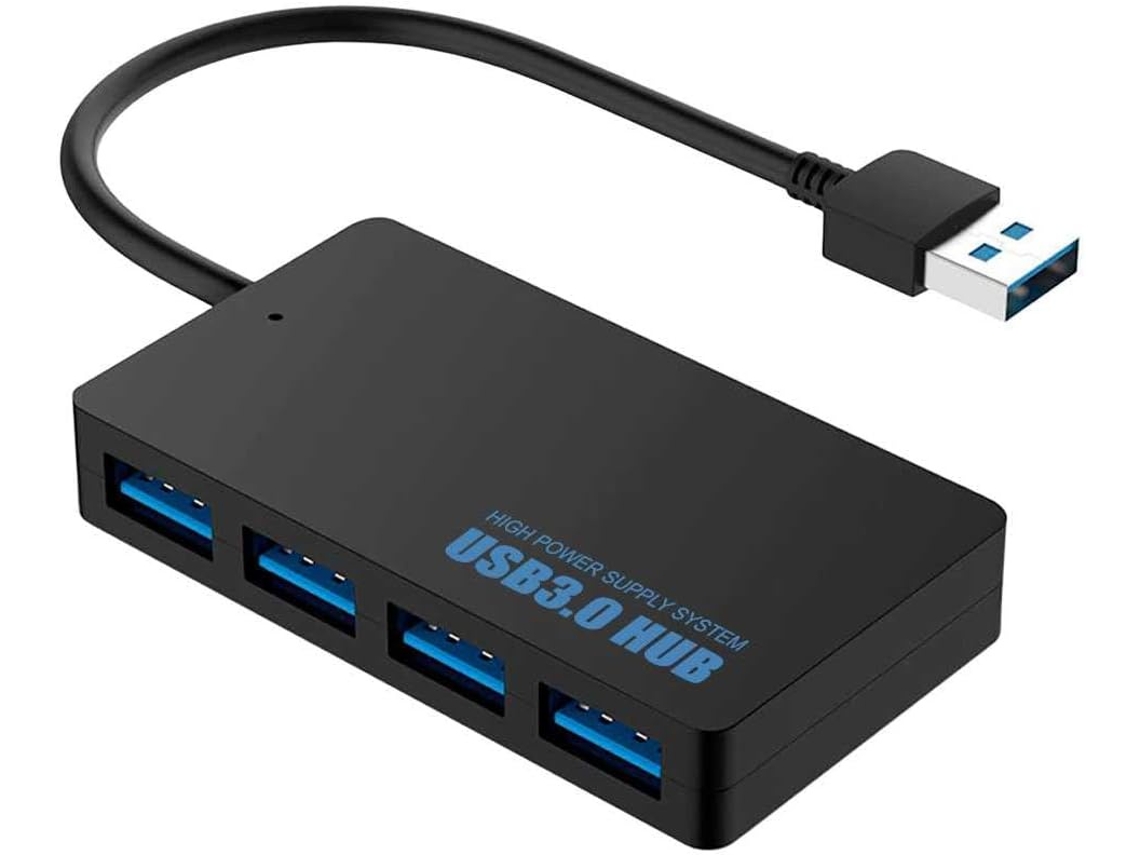 Hub USB 3.0 de 4 portas adaptador de dados CHRONUS