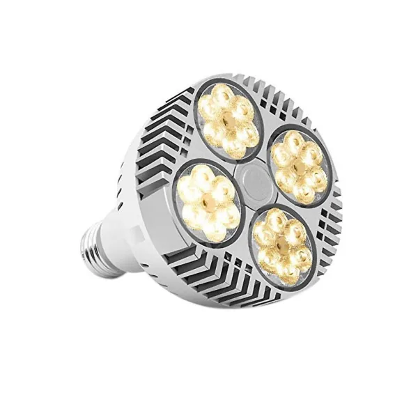 Lâmpada Led E27 Para Plantas, 35 W, Espectro Completo, Luz Branca Quente Para Jardim Interno Slowmoose