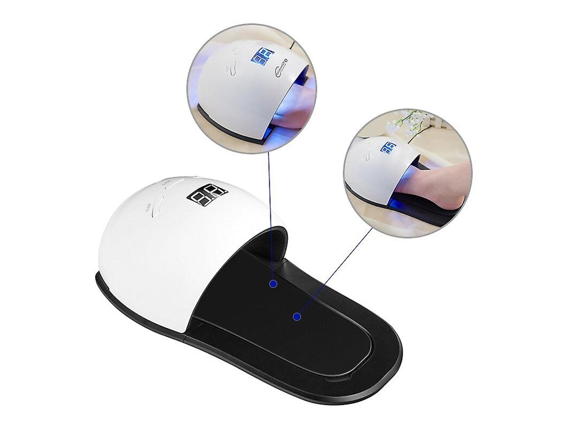 Lâmpada Secadora De Unhas Led Uv, Lâmpada De Manicure Com 30 Leds, Adequada Para Todos Os Tipos De Esmaltes. Ly Ebike