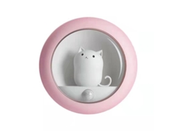 Luz Noturna Com Sensor De Movimento, Lâmpada Magnética De Gato Fofo E Recarregável Aquaforge