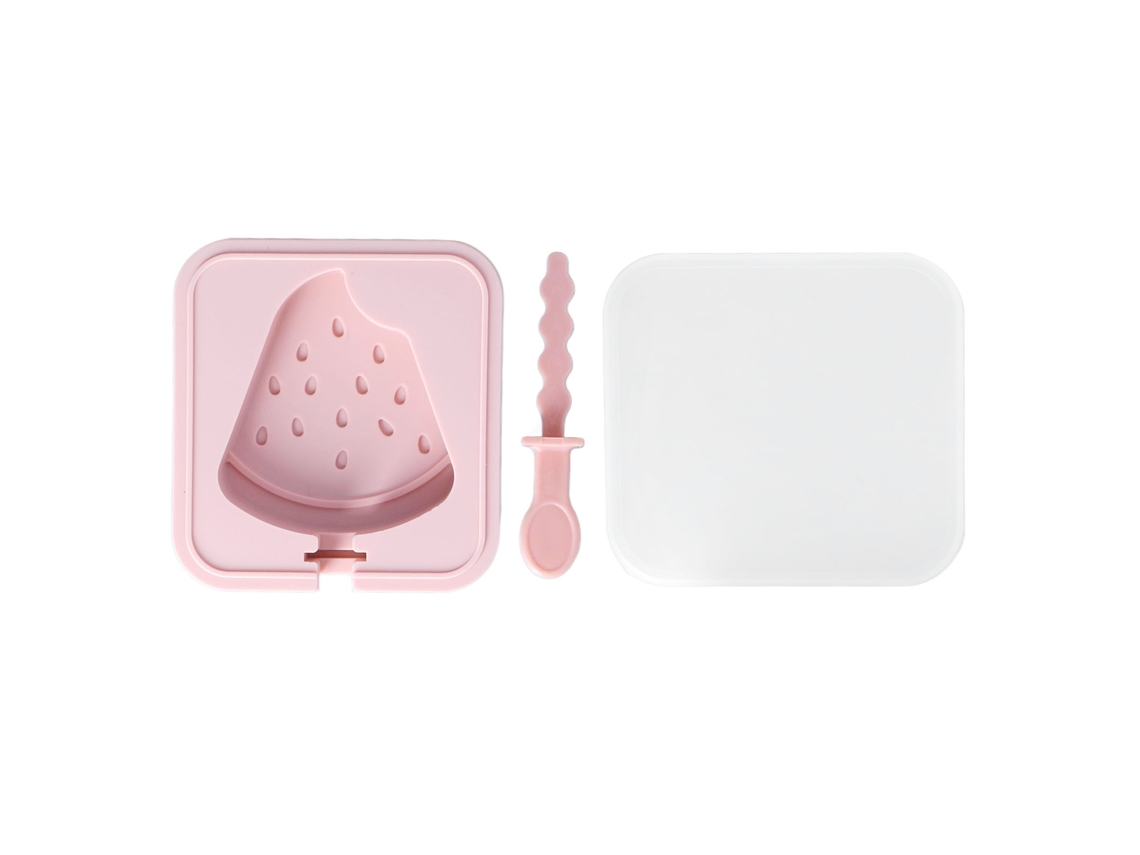 Molde de Picolé de Silicone Reutilizável com Tampa e Palito Pilhável para Sorvete e Cakesickle | S/MARCA