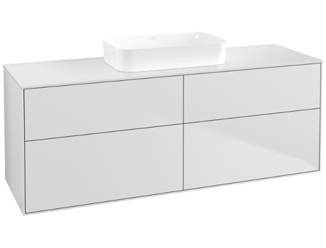 Villeroy Und Boch Finion Móvel de apoio F73100 1600X603X501Mm Abdeckplatte White Matt