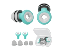 Concha Ouvido Anti ruído Silicone Reutilizável Verde Dormir