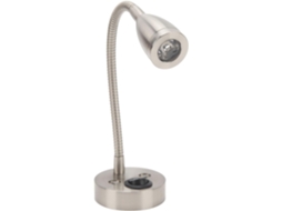 Luminária De Leitura Led Qiilu 12v Para Veículos Recreativos, Com Intensidade Ajustável, Giro De 360 ​​graus, Haste