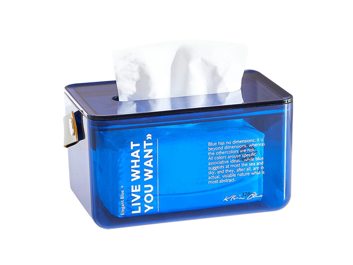 Caixa de Papel Higiênico de Ferro e Cristal, Brilhante, Acessório, para Sala de Estar, Café, Hotel