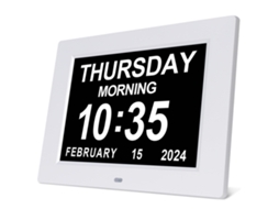 Relógio De Alzheimer Para Idosos Grande Relógio Digital Com Calendário E Data SUNNY SPACES