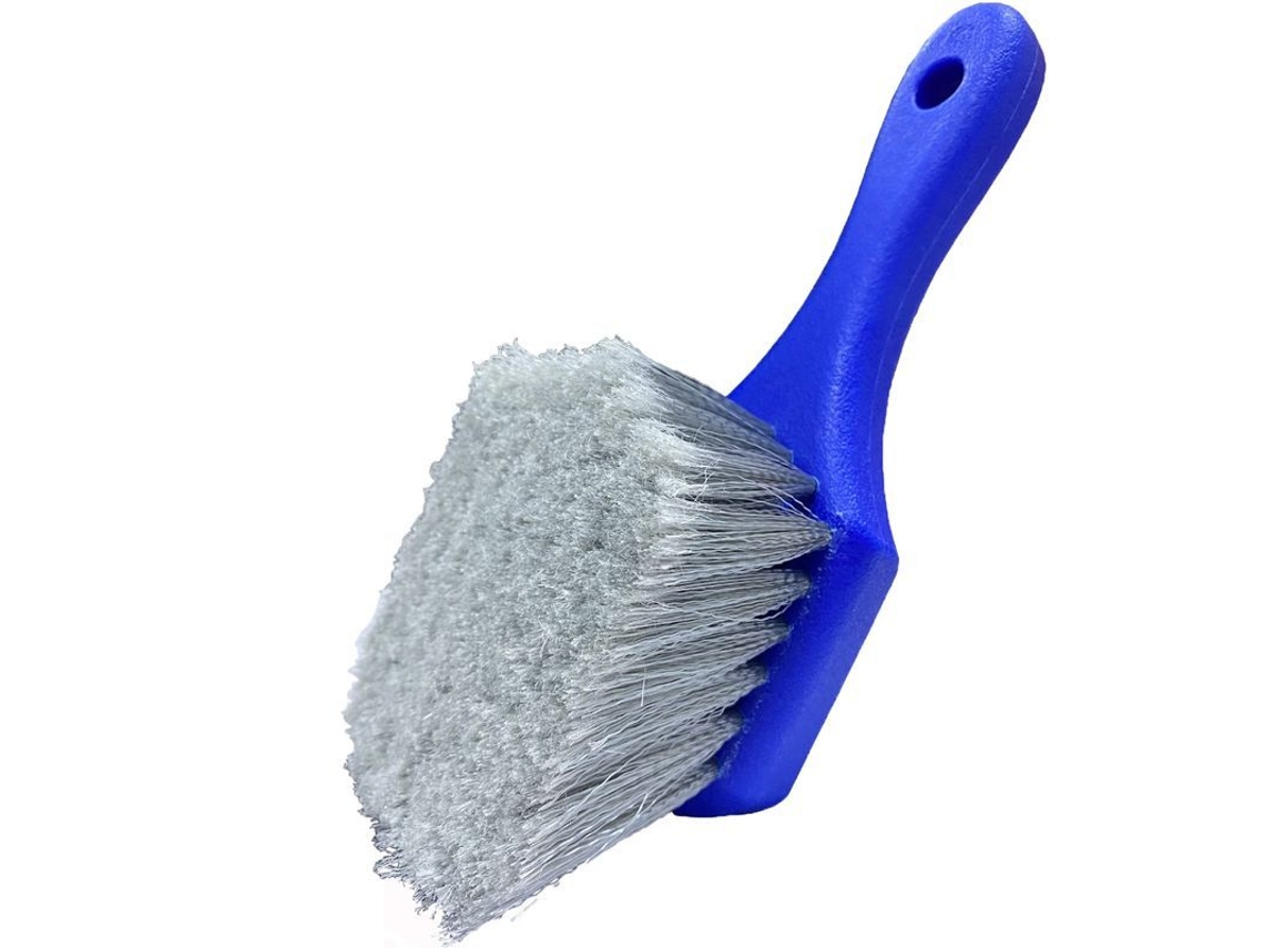 Pincel de Limpeza para Carros Cerdas Suaves Azul S/MARCA