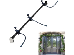 Suporte Ajustável para Guirlandas em Portas Externas, Sem Necessidade de Furar, para Guirlandas e Cordões de Luzes, Tamanho M: 150, 170 Cm BRILVIBERA