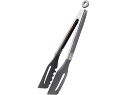 Pinça Para Churrasco Collbath Com Cabos Longos Antiderrapantes Em Aço Inoxidável E Pontas De Silicone Resistentes Ao