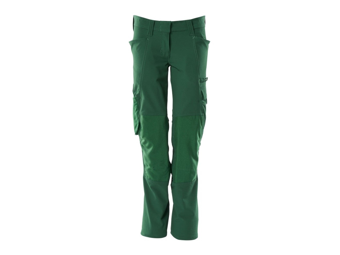 Calças Grandes Com Bolsos Para Joelheiras Accelerate 18088 Verde 50 / 32 MASCOT