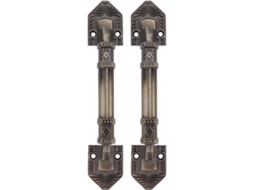 Conjunto De 2 Puxadores Antigos Para Portas Celeiro, Ideais Para Portas De Entrada E Gavetas Com Puxadores Grandes Em