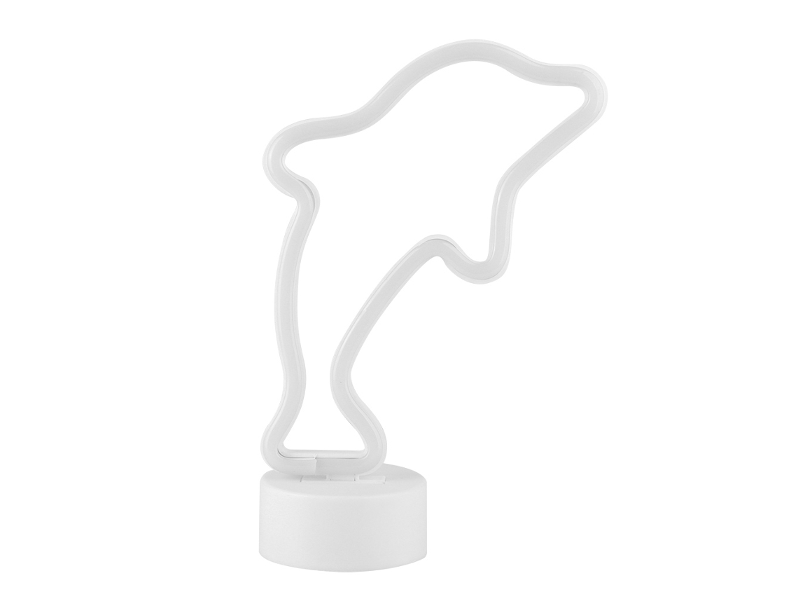 Rebe-luz De Neón Led Em Forma De Golfinho Impermeável Pequena Luz Noturna Para Decoração De Quarto