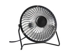 Aquecedor Elétrico Laxiscreed 4” 220v Preto Para Uso Doméstico, Compacto E Portátil