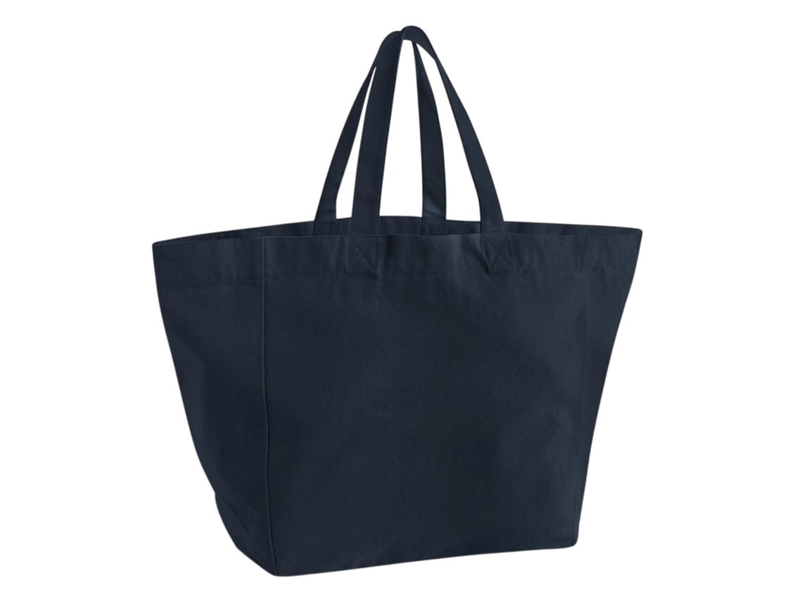 Bolsa de Tecido AQUAFORGE estilo sacola, com fecho, múltiplos bolsos