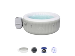 Lay-Z-Spa Tahiti 180 66 Cm Spa Spangable Para 2-4 Pessoas Com Airjet Led Luz E Cobertor
