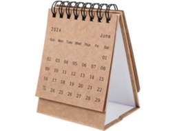 Mini Calendário De Mesa, Pequeno Independente, Portátil Para Em