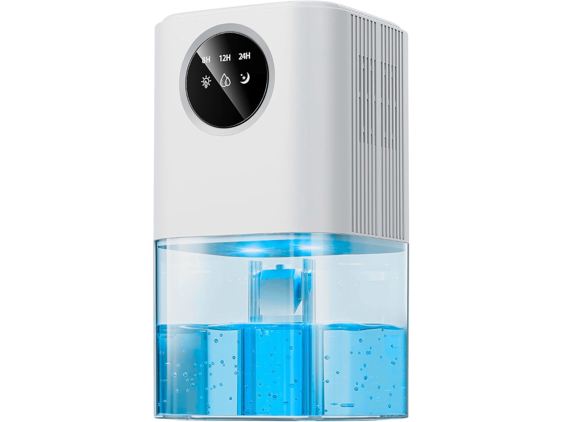 Desumidificador Branco Inteligente 2em1 1,7l Dia Ultra Silencioso P Dormitório Sala Cozinha ZYBLSSBB