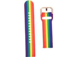 Conjunto De 3 Pulseiras Silicone Estampadas Com As Cores Do