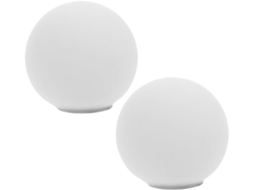 Conjunto De 2 Abajures Globo Modernos Com Formato Esférico Para Luminária De Parede/pendente Luz B Gokoco