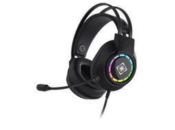 Fone De Ouvido Estéreo Deltaco Gaming Dh220, Usb, Rgb Preto Aquaforge