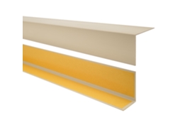 Perfil Angular Pvc 20x10 Mm Autoadesivo Rígido L-form, 150 Cm, Bege