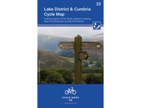 Livro Lake District amp Cumbria Cycle Map 22 de Cycle Maps UK (Inglês)