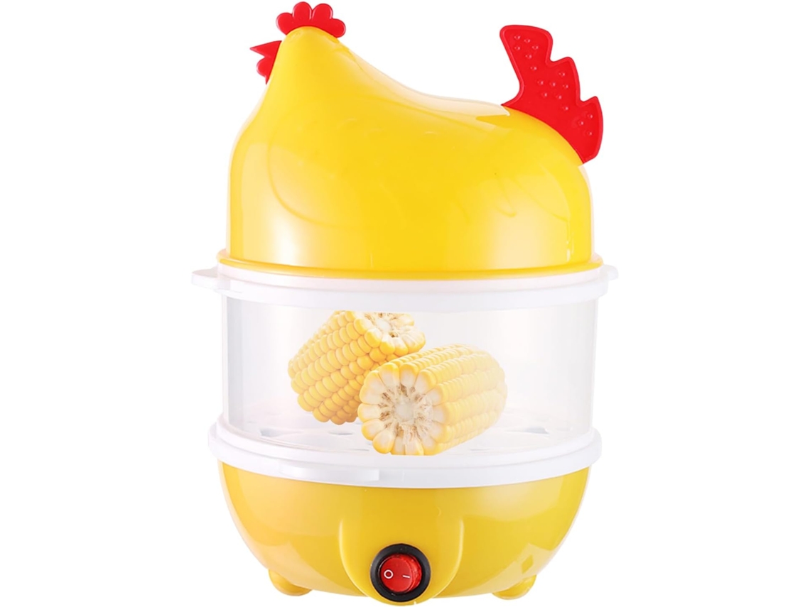 Cozinhador De Ovos De Frango Com Desligamento Automático De Dupla Camada