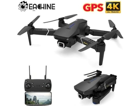 Drone Eachine E520s Câmera 4k Hd 5g Gps Wifi 3 Baterias Tempo De Voo 16mins Quadricóptero Dobrável