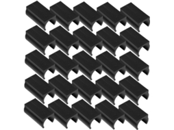 Conjunto De 30 Protetores Pés Cadeira, Capas De Plástico Moldadas Para Pernas Móveis, Sem Design, Resistentes A